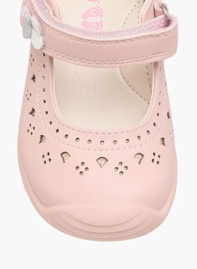 Barefeet Girls Cut-Out Detail Mary Jane Shoes