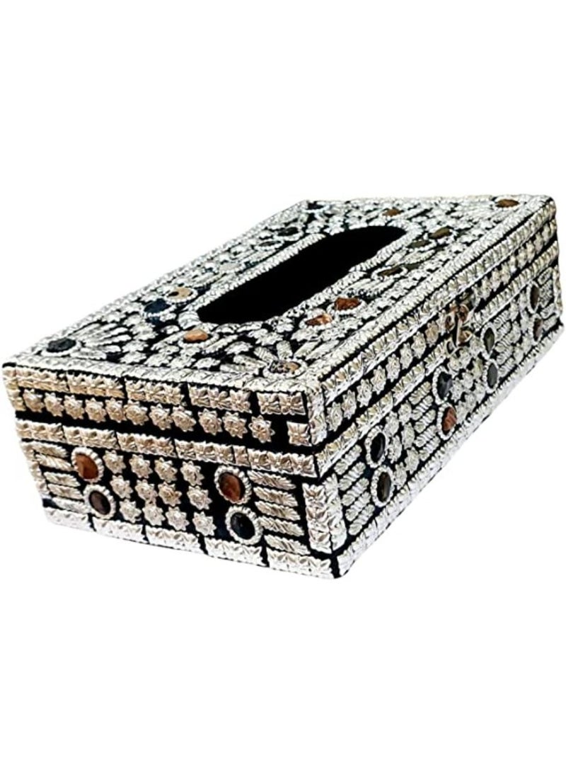 QUESERA Royal Car Office Home Tissue Box Holder - Image 1