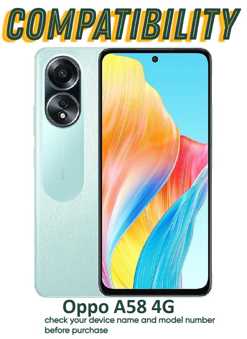 ACLIX 2 Pieces Antistatic ESD Dustproof Premium Quality High Definition Tempered Glass Screen Protector Designed For Oppo A58 4G - Image 3