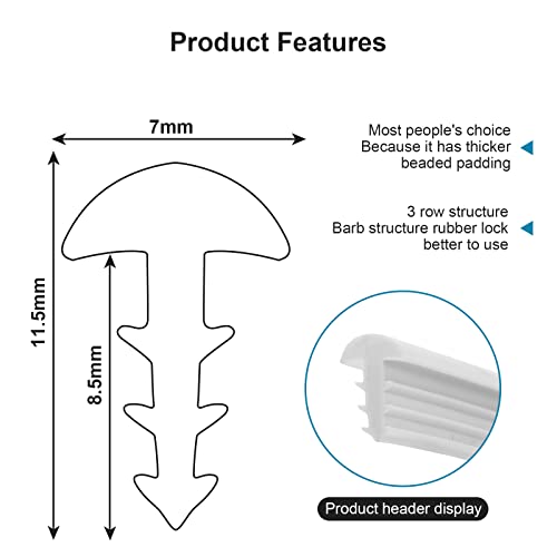 SuperDi Plastic 120ft Roll QP1562 Swimming Pool Liner Lock - Image 2