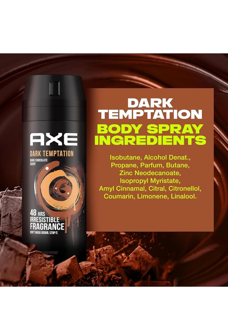 Axe Set of 6 Packs Deodorant Spray Dark Temptation 150x6ml  - Image 2