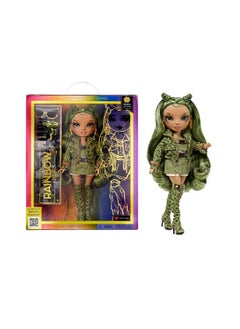 RAINBOW HIGH Description Olivia Camo Green Fashion Doll. Fashionable Outfit & 10+ Colorful Play Accessories. Great Gift For Kids 4 12 Years Old And Collectors.  - Image 2