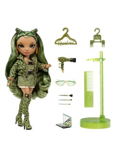 RAINBOW HIGH Description Olivia Camo Green Fashion Doll. Fashionable Outfit & 10+ Colorful Play Accessories. Great Gift For Kids 4 12 Years Old And Collectors.  - Image 3
