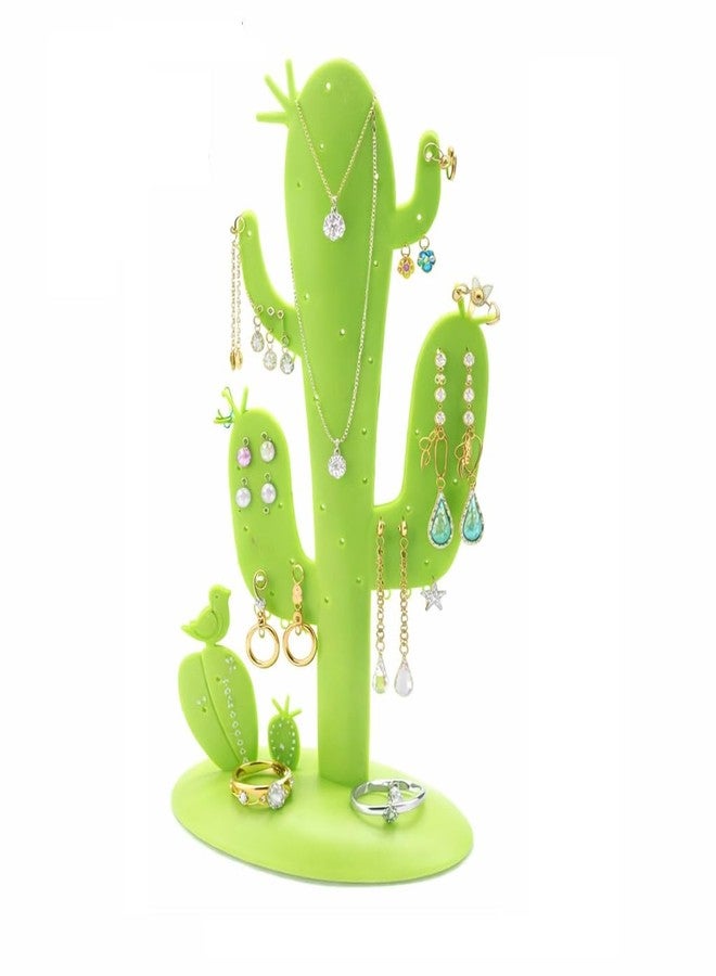 CONNECTWIDE Cactus Jewelry Necklace Stud Earring Holder Organizer Display Rack Tower Stand Tree Jewelry multi-functional Display/Stand/Holder/Rack - Image 1
