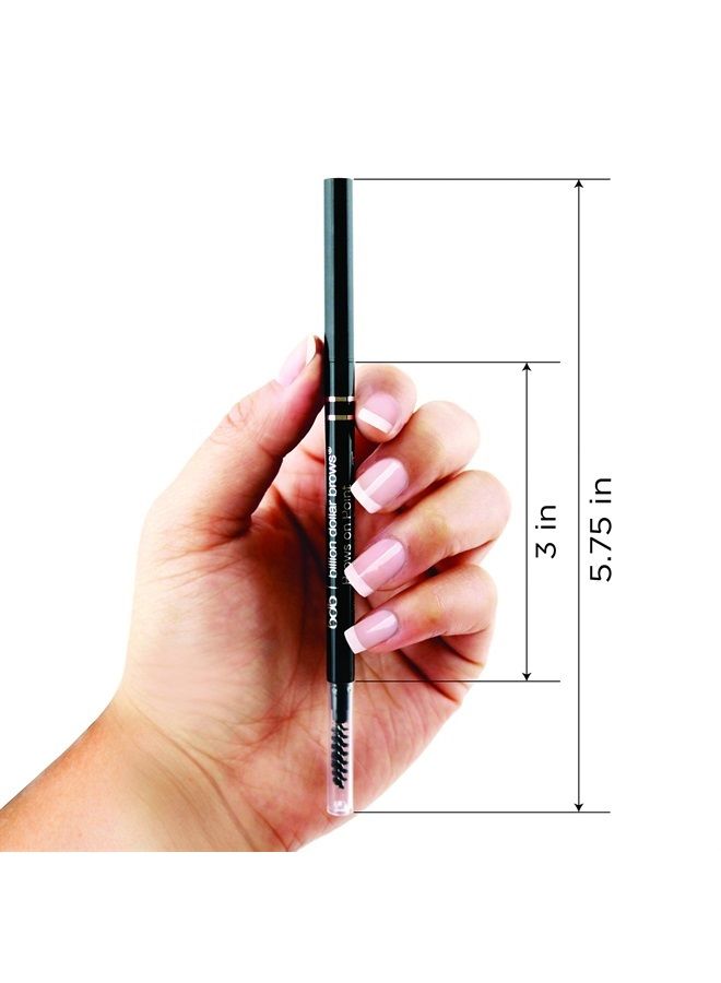 Billion Dollar Brows On Point Waterproof Micro Eyebrow Pencil | Self-Sharpening Tip | Create Hair-like Strokes | Vegan & Cruelty-Free | Natural Blendable Lines - Image 4