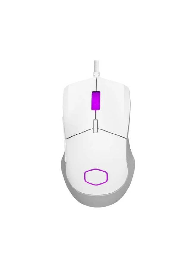 كولر ماستر ماوس الألعاب السلكي Cooler Master MM310، DPI قابل للتعديل 12,000، مستشعر بصري، كابل Ultra weave، أقدام PTFE، إضاءة RGB - Image 1