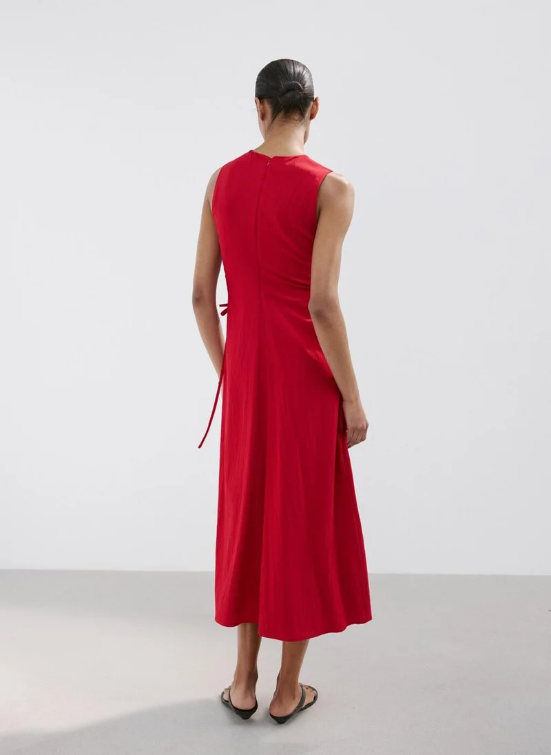 مانجو Cut-Out Dress With Ties