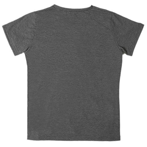 amropi Men's Baby Carrier Soothe V Neck Short Sleeve Kangaroo T Shirt (Grey,5XL) - Image 4