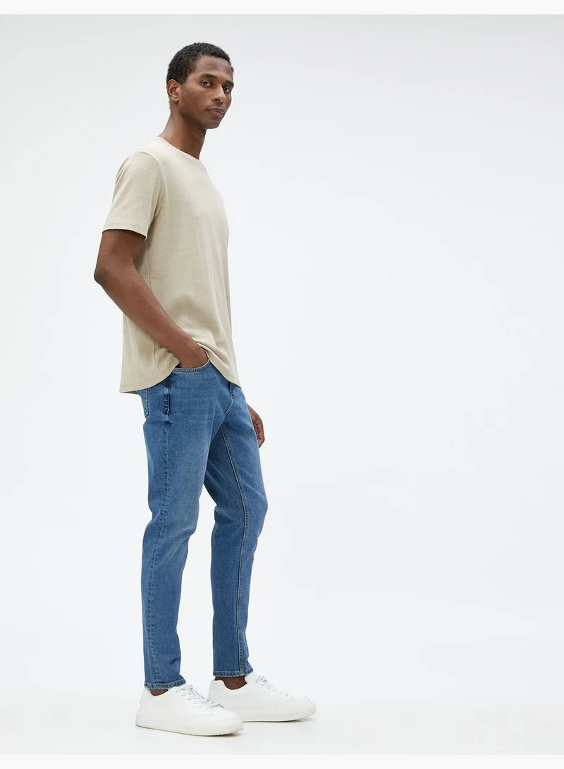 كوتون Michael Skinny Fit Jeans