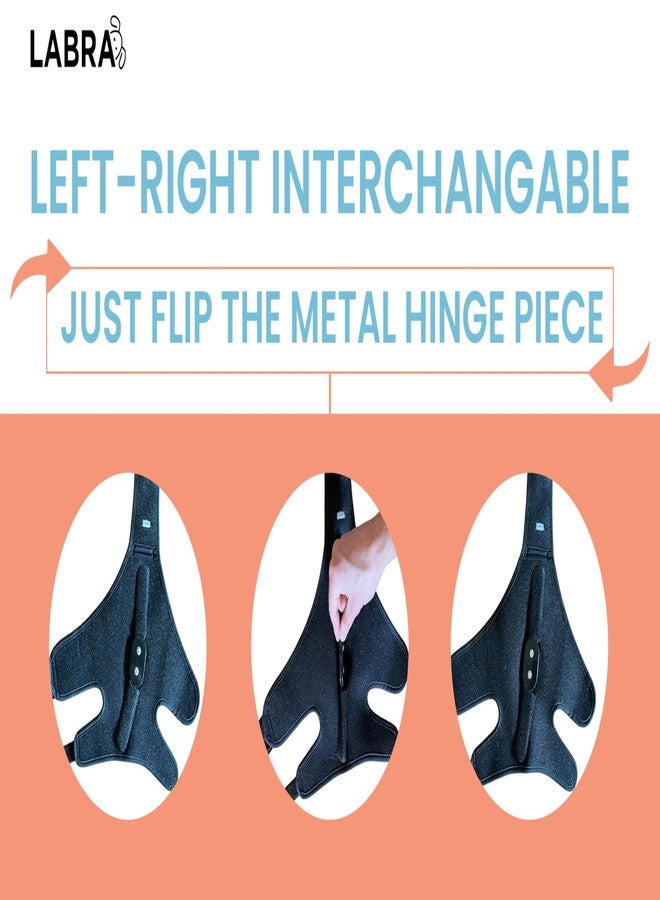 Labra Dog Canine Knee Stifle Brace Wrap, Metal Splint Hinged Flexible Support Brace for K9 ACL, CCL, Luxating Patella, Cruciate Ligament Sprains in Back, Rear, Hind Leg (Extra Small) - Image 3