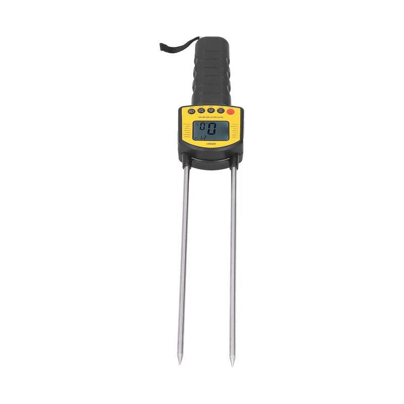 Real Instruments AR991 Digital Grain Moisture Meter Humidity Tester Smart Sensor Use For 14 Varieties Types of Grains with LCD Voice Alarm For Wheat Rice Corn Sesame Soybean Peanut - Image 4