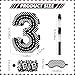 Lcoor Racing Cars Themed Birthday Decorations Racing Cars Themed Number 3 Pinata with Stick Blindfold and Confetti Racing Cars Themed Piata 3rd Birthday Party Decoration Supplies Racing Cars 3 pinata - Image 4
