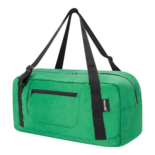 HOLYLUCK Foldable Travel Duffel Bag For Women Men Luggage Great for Gym Kelly green - Image 1