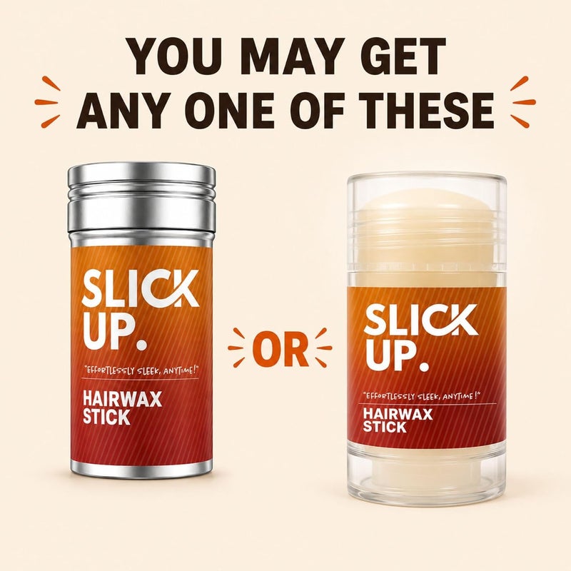 SLICKUP Hair Wax Stick for Women | Tames Flyaways, Baby Hairs | Sleek Styling Wax Stick for Frizz-Free, Slick Back Hairstyles | Non-Greasy Hair Stick- 30g - Image 1