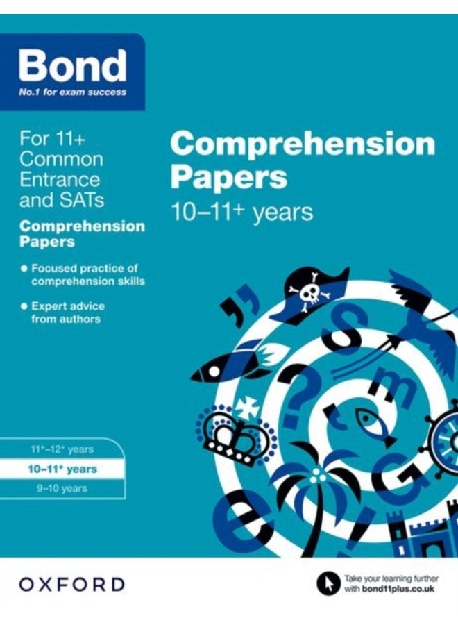 Bond 11 English Comprehension Papers Ready for the 2024 exam 10 11 years - Paperback