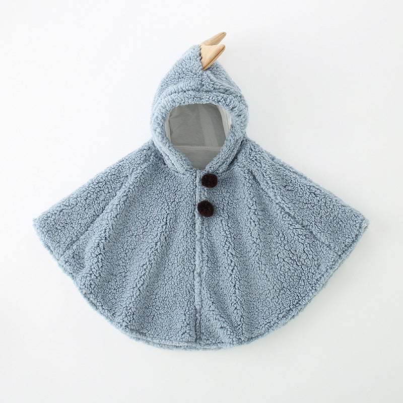 Children'S Cape Baby'S Cape Winter Coat Cute Baby Going Out Windproof Warm Girls' Shawl For Four Seasons - Image 1