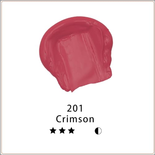 Artecho Crimson Acrylic Paint Large Bottle 500ml / 17oz, Craft Paint for Canvas, Rocks, Wood, Fabric, Ceramic - Image 2