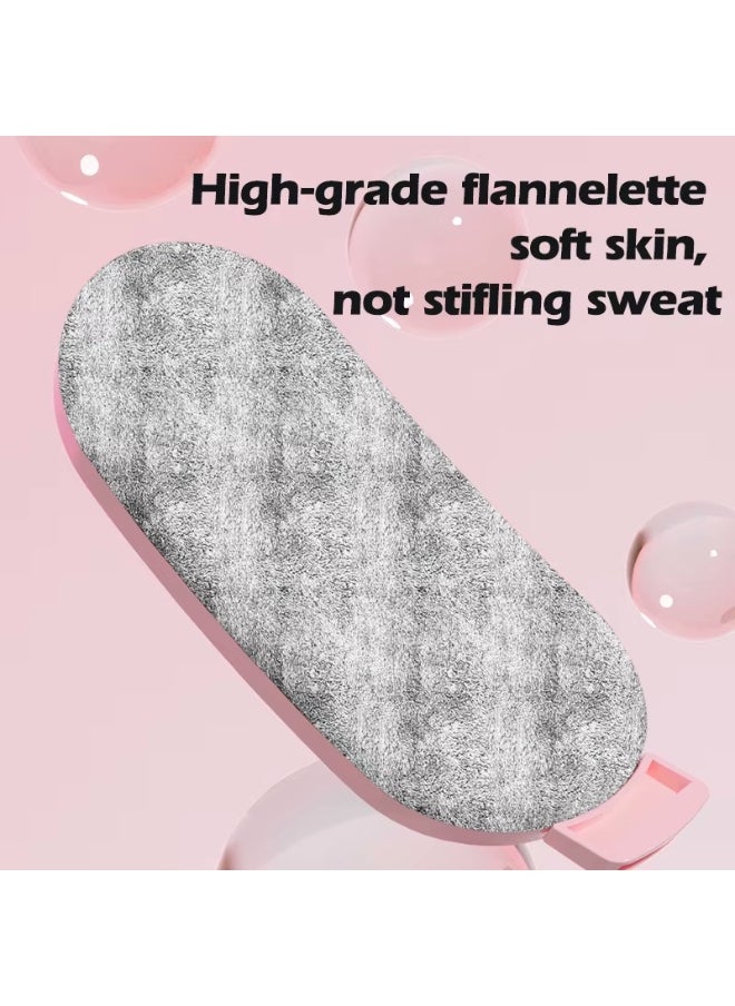 Generic Cordless Heating Pad for Cramps & Back Pain Relief – Rechargeable Wearable Heat Belt with 3 Heat Levels, 4 Vibration Modes & Adjustable Strap for Women’s Menstrual Comfort (Pink)  - Image 5