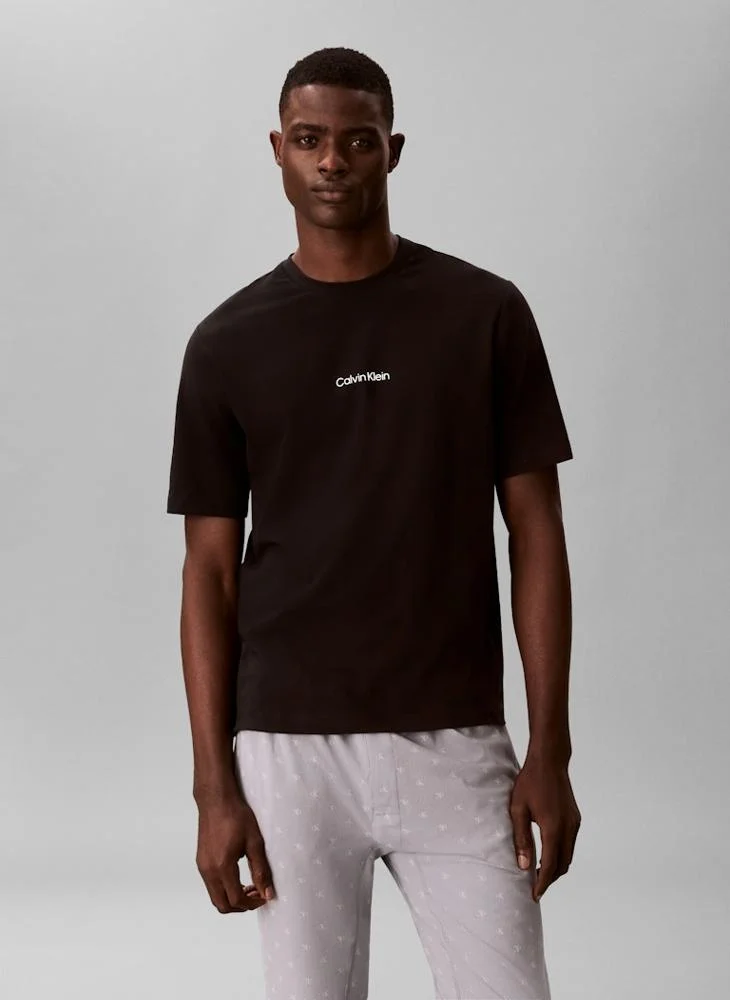 كالفن كلاين Short Sleeve  Crew Neck Swim t-shirt