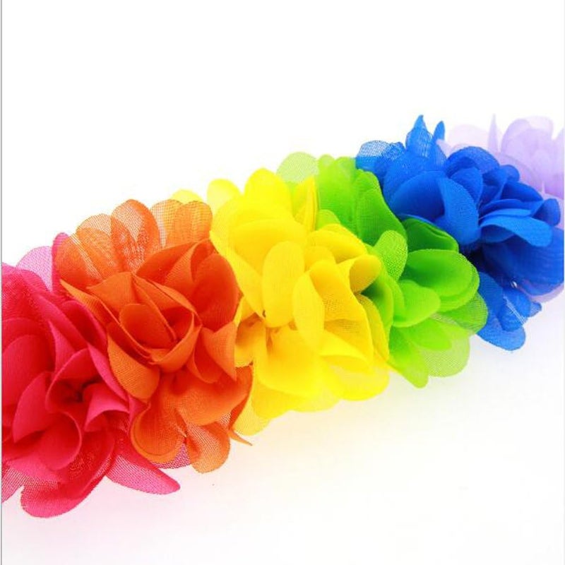 Patiky Baby Girls Rainbow Flower Headband Hair Band Accessories TSFD03 - Image 3