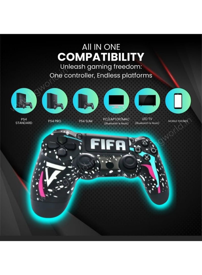 Wireless Controller for PS4 Gamepad Controller Compatible with PC PS4/PS4 Slim/PS4 Pro - Image 3