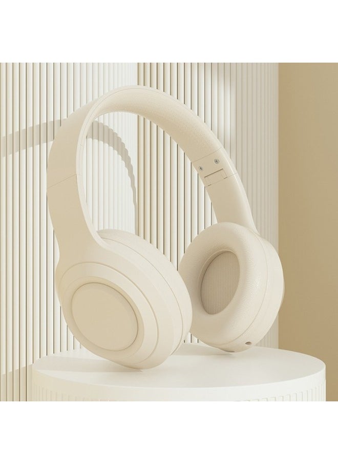 Generic - Headset Wireless Bluetooth Headset Computer E-sports Game With Wheat Noise Reduction For Huawei And Apple-Color:Off-white Dr58# - Image 1