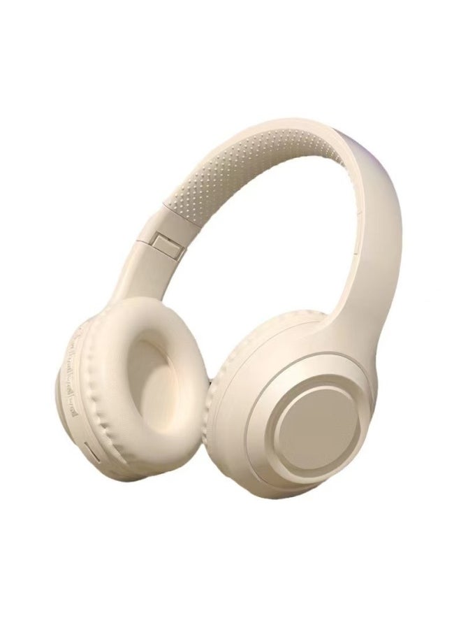 Generic - Headset Wireless Bluetooth Headset Computer E-sports Game With Wheat Noise Reduction For Huawei And Apple-Color:Off-white Dr58# - Image 1