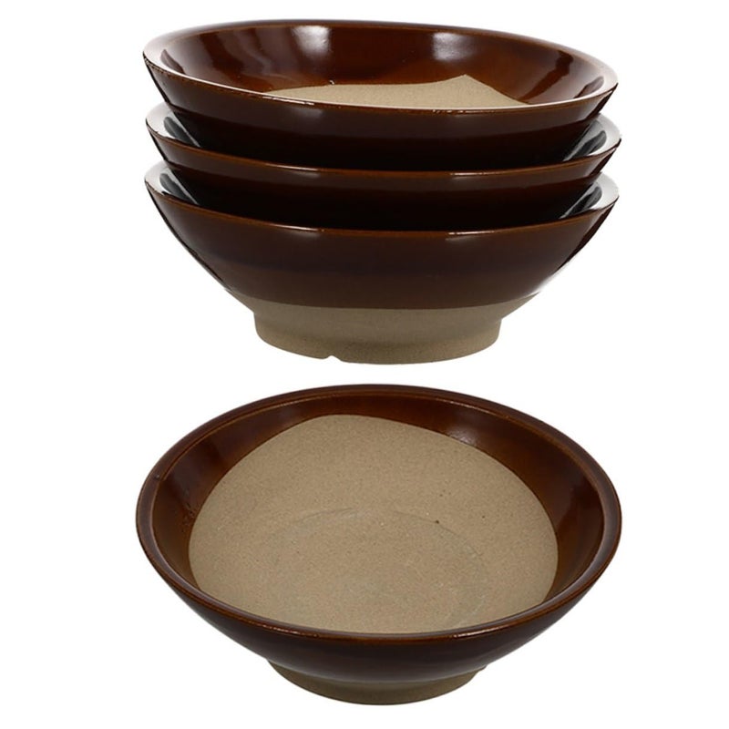 Ceramic Hot Pot Bowl Set 13 5cm Diameter Vintage Style for Steamed Meat Soup and Noodles - Image 2