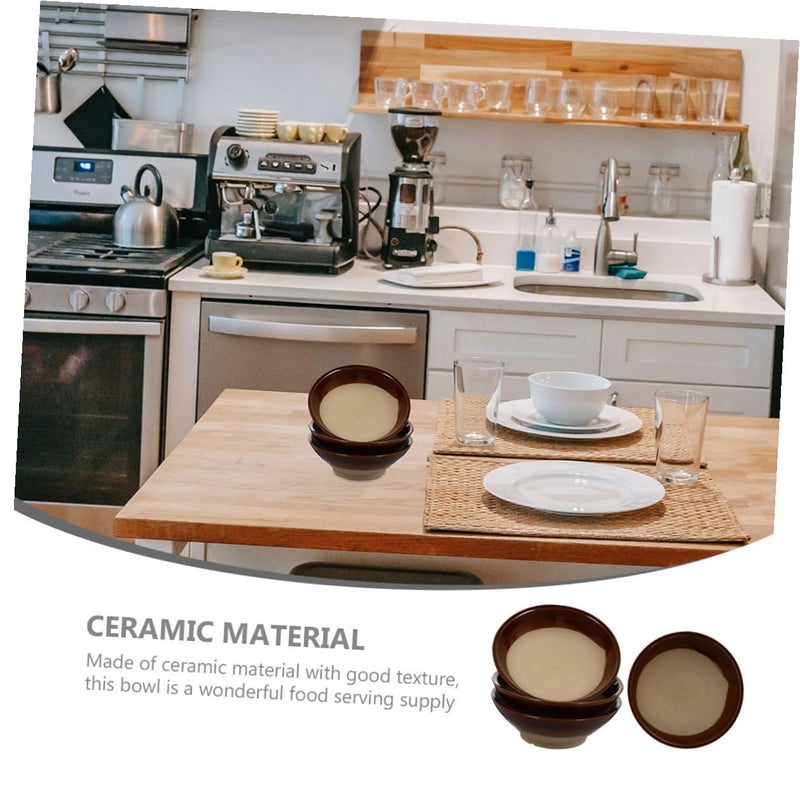 Ceramic Hot Pot Bowl Set 13 5cm Diameter Vintage Style for Steamed Meat Soup and Noodles - Image 4