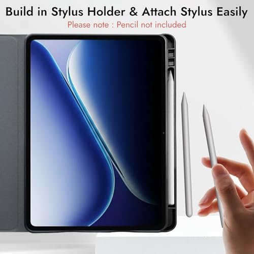 Robustrion Cover for OnePlus Pad Go 2 12.1 inch Cover Case with Pencil Holder, Flip Cover Case for OnePlus Pad Go 2 Tablet Cover [Auto Sleep Wake Support] - Blue - Image 4