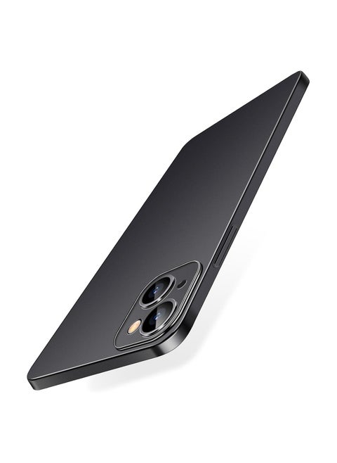 ELTERAZONE Case Compatible with iPhone 15 Pro Max Slim Case,0.2mm Fit [Paper-Thin]Lightweight Case Translucent Matte Finish PP Back Protection[Anti-Fingerprints&Yellowing] (Black)
