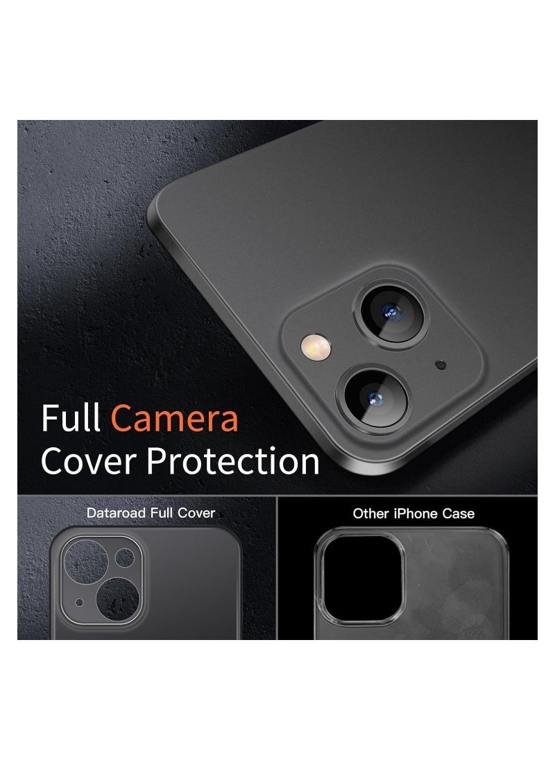 ELTERAZONE Case Compatible with iPhone 15 Pro Max Slim Case,0.2mm Fit [Paper-Thin]Lightweight Case Translucent Matte Finish PP Back Protection[Anti-Fingerprints&Yellowing] (Black)
