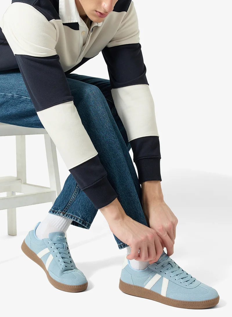 JACK & JONES Sky Blue Casual Low Top Sneakers for Men | Best Price UAE