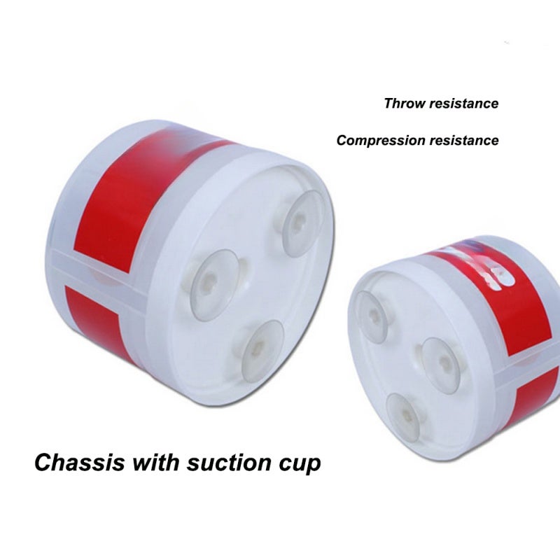 Transparent ABS Paper Roll Storage Box - Durable Practical Design With Suction Cup for Hair Salon Flat Surface Use - Image 5