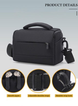 Camera Bag Padded Camera Shoulder Bag for Photographers, Waterproof Camera Bags & Cases for SLR DSLR, Lenses, Accessories - view 4