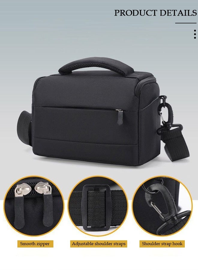 DUNISO Camera Bag Padded Camera Shoulder Bag for Photographers, Waterproof Camera Bags & Cases for SLR DSLR, Lenses, Accessories - Image 4