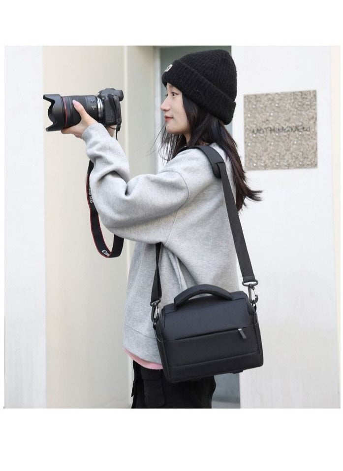 DUNISO - Camera Bag Padded Camera Shoulder Bag for Photographers, Waterproof Camera Bags & Cases for SLR DSLR, Lenses, Accessories - Image 1
