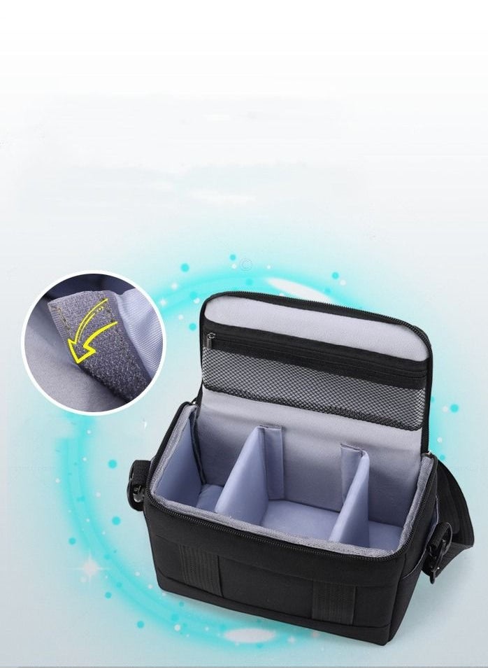 DUNISO - Camera Bag Padded Camera Shoulder Bag for Photographers, Waterproof Camera Bags & Cases for SLR DSLR, Lenses, Accessories - Image 1