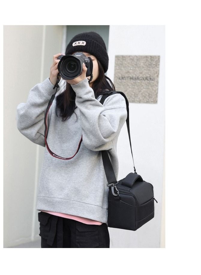 DUNISO - Camera Bag Padded Camera Shoulder Bag for Photographers, Waterproof Camera Bags & Cases for SLR DSLR, Lenses, Accessories - Image 1