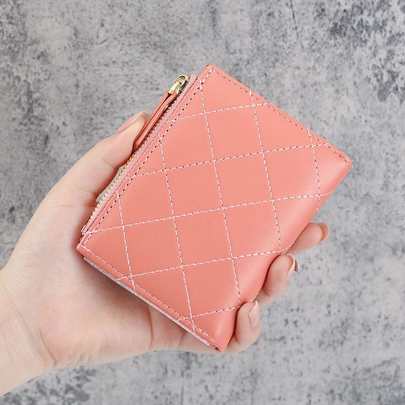 Multifunctional Solid Color PU Leather Wallet, RFID Blocking Design Portable Daily Storage Purse for Cards Cash Coin Business Use - Image 3