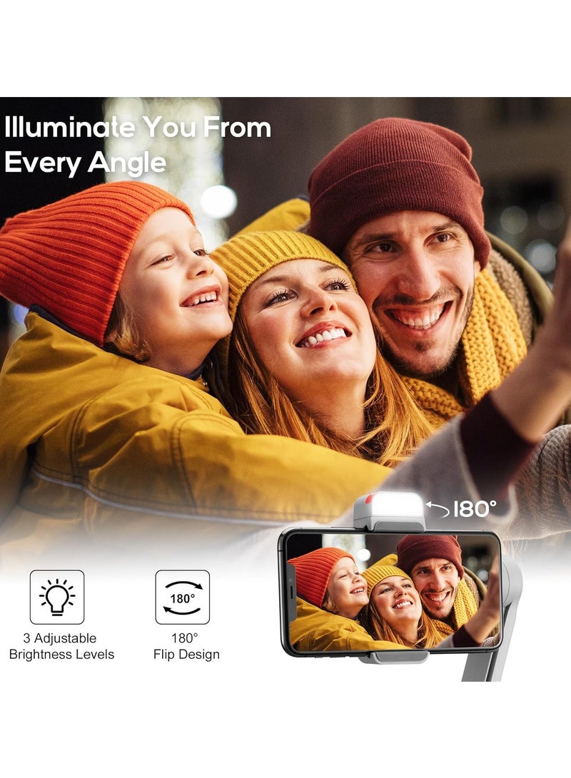 Zhiyun Smooth Q3 Handheld 3-Axis Smartphone Gimbal Stabilizer with Grip Tripod Vlog Compatible with iPhone Android Smartphone with Gesture Control,Live Stream,Object Tracking - Image 4