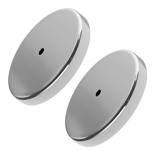 Master Magnetics عبوة مغناطيسية دائرية من ماستر ماغنيتيكس - مغناطيسات قوية ثقيلة - سحب 35 رطل لكل منها - للاستخدام الداخلي والخارجي - مطلية بالكروم - قطر 2.04 بوصة - ثقب 0.197 بوصة - سمك 0.302 بوصة - عبوة 6 قطع - Image 2