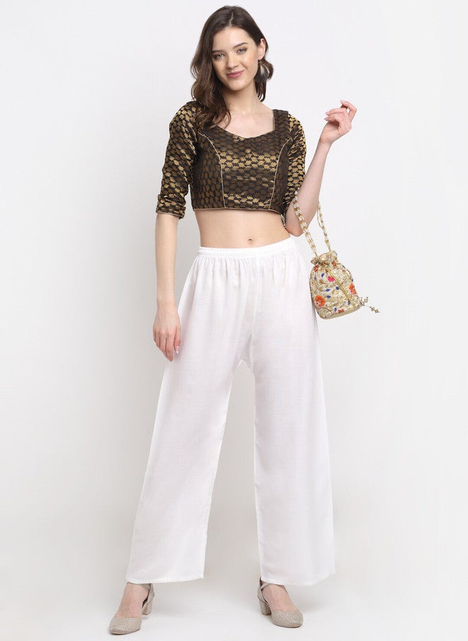 Trend Level Women Wide Leg Fit Palazzos - Image 4