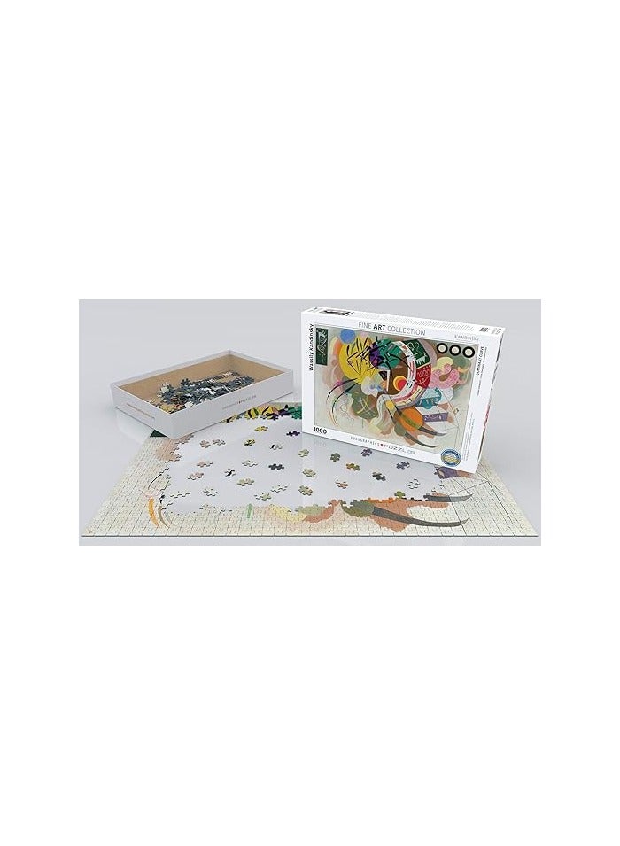 EuroGraphics Dominant Curve by Wassily Kandinsky (1000 Piece) Puzzle (6000-0839) - Image 2