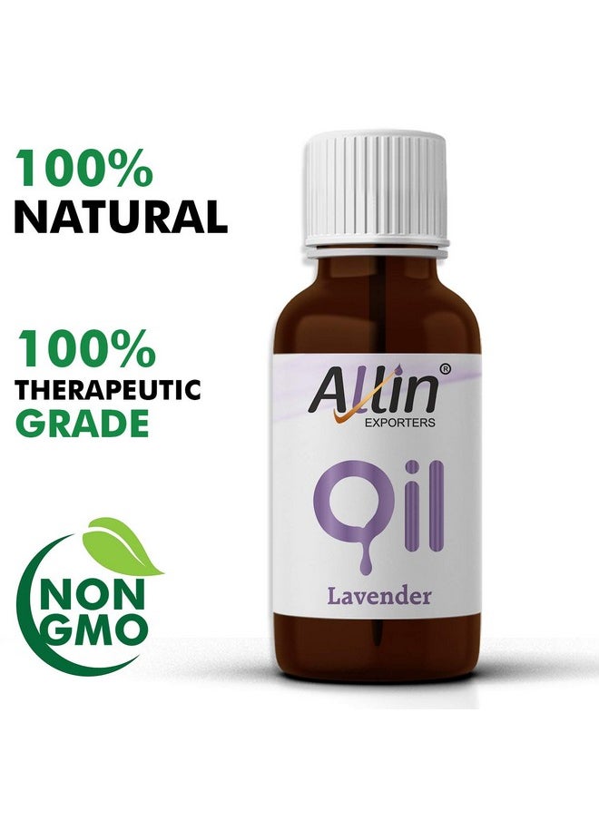 Allin Exporters Lavender Essential Oil Pure, Natural & Undiluted Therapeutic Grade For Skin, Hair, Diffusers & Aromatherapy (30 Ml)  - Image 4