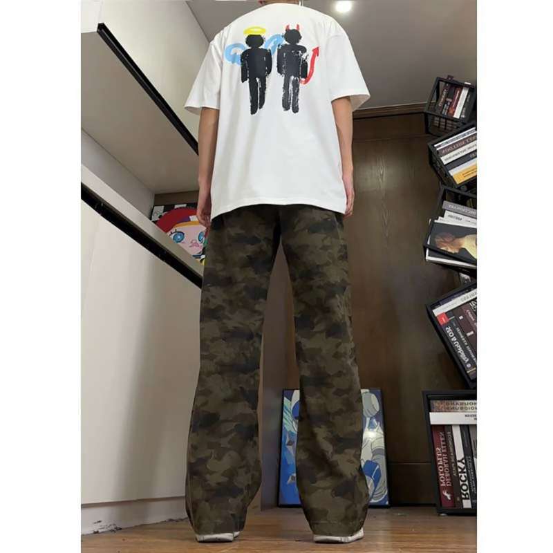 Unisex Classic Denim Jeans Loose Fit Daily Outdoor Wear - Image 2