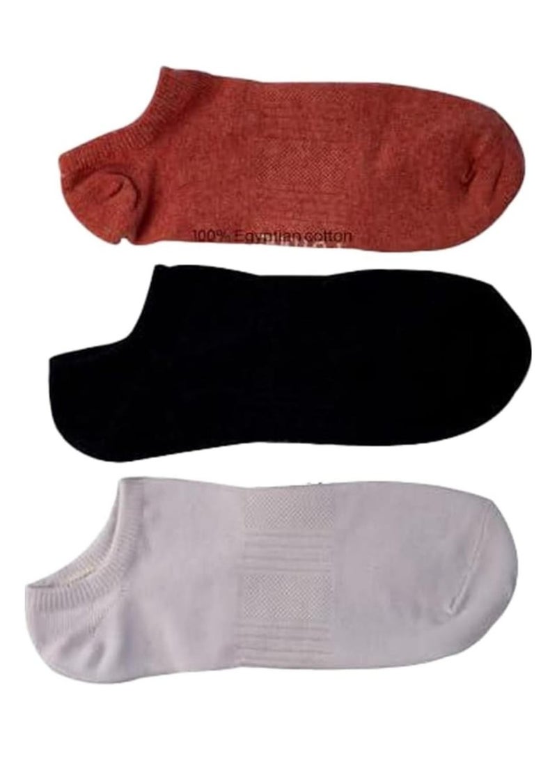 Future Future Socks Low cut for women Pack of  3 size 36-40 Multicolor 