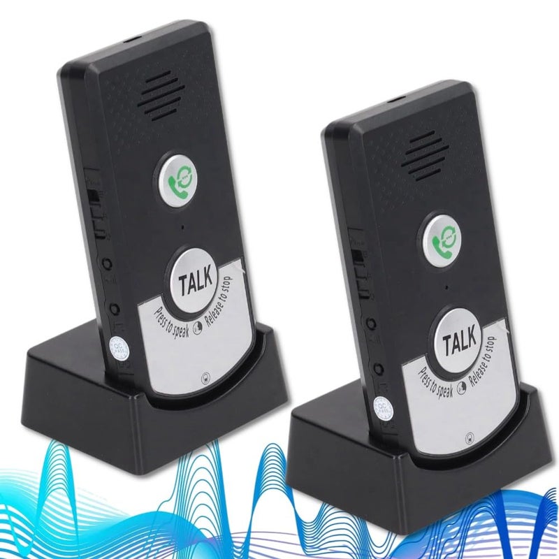 VINGVO Intercom System for Home 2 Way Voice Intercom Wireless Home Intercom System Super Long Range Intercomunicador Intercom Doorbell System Unit for Home Hospital Office - Image 2
