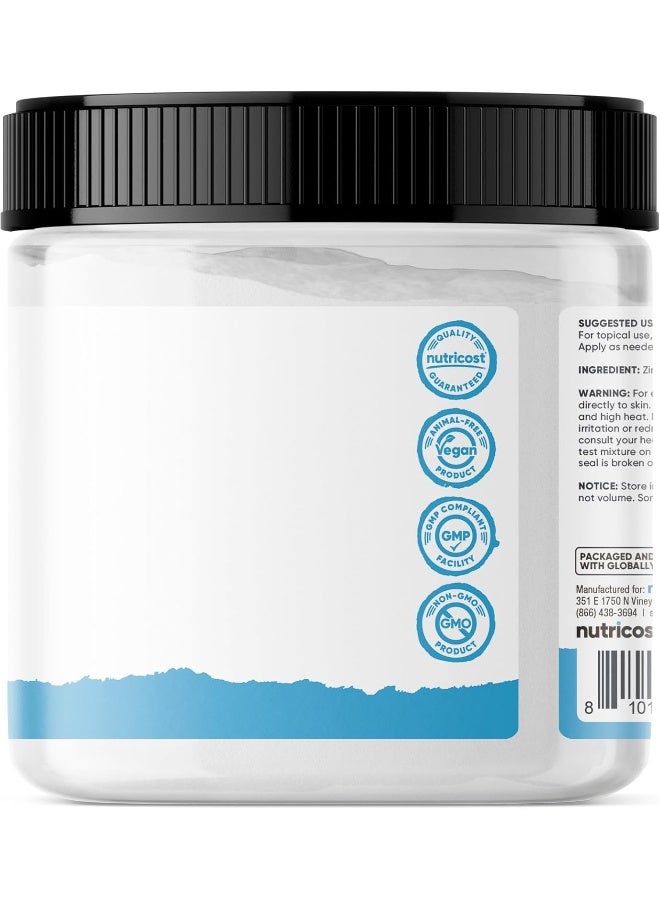 Nutricost Zinc Oxide Powder (500 Grams) 100% Pure, No additives - Vegan, Non-GMO - Image 3