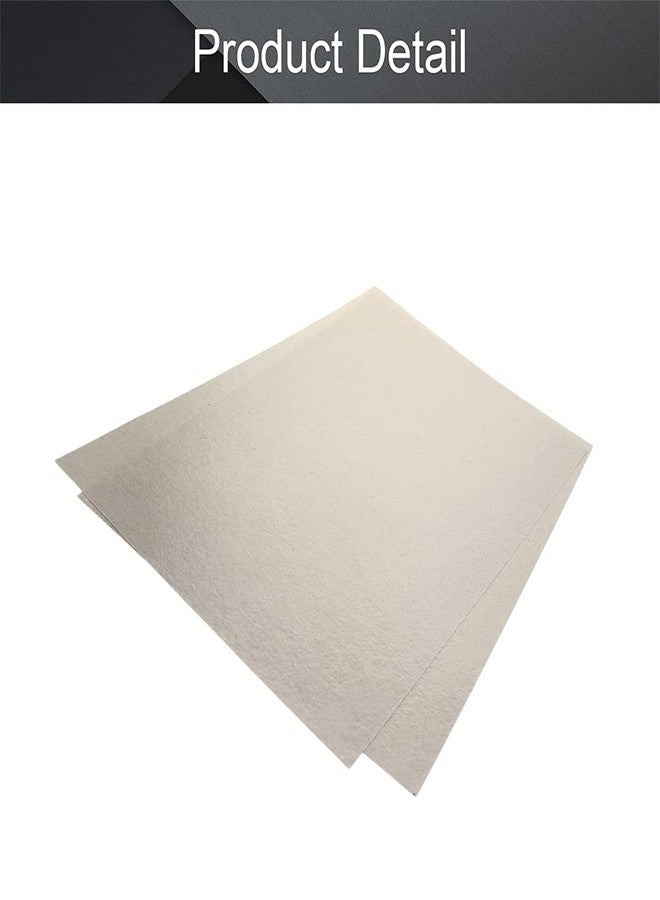 Fielect غطاء موجه موجي من قطعتين من فيليكت، مقاس 20 سم × 30 سم × 0.2 مم، ألواح ميكا، قطع غيار لإصلاح أفران الميكروويف، لوح ميكا عالمي لجميع أفران الميكروويف - Image 4